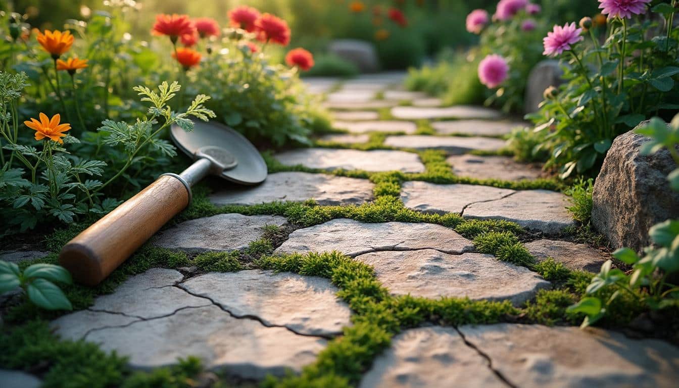 Aménager un chemin de pierre : conseils, pose et entretien