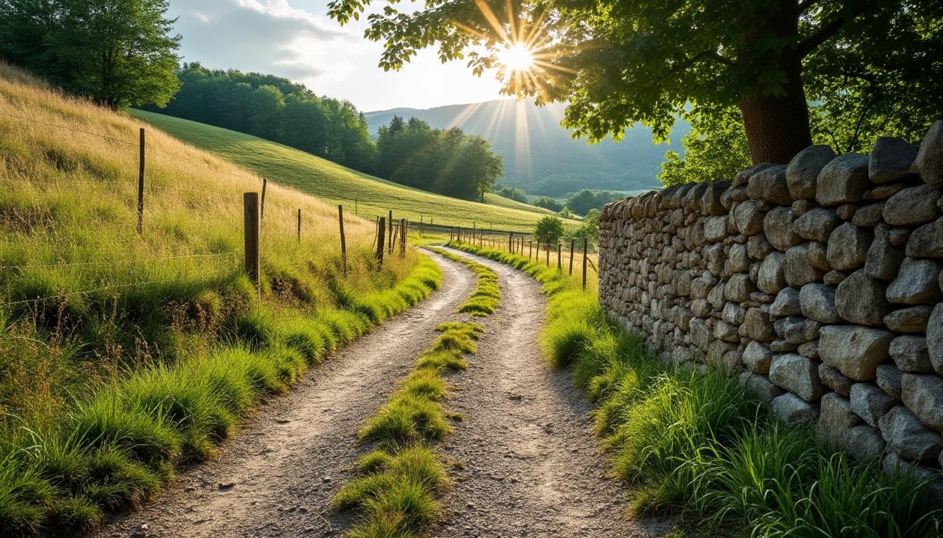 Illustration: Présentation et origine du chemin des Pierres Blanches