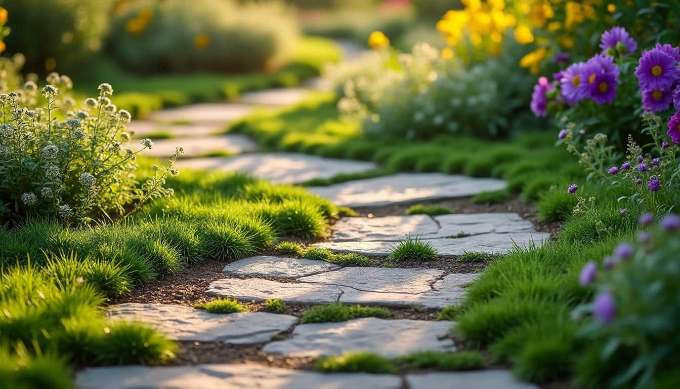 Illustration: Définition et usages d’un chemin de pierre dans l’aménagement extérieur