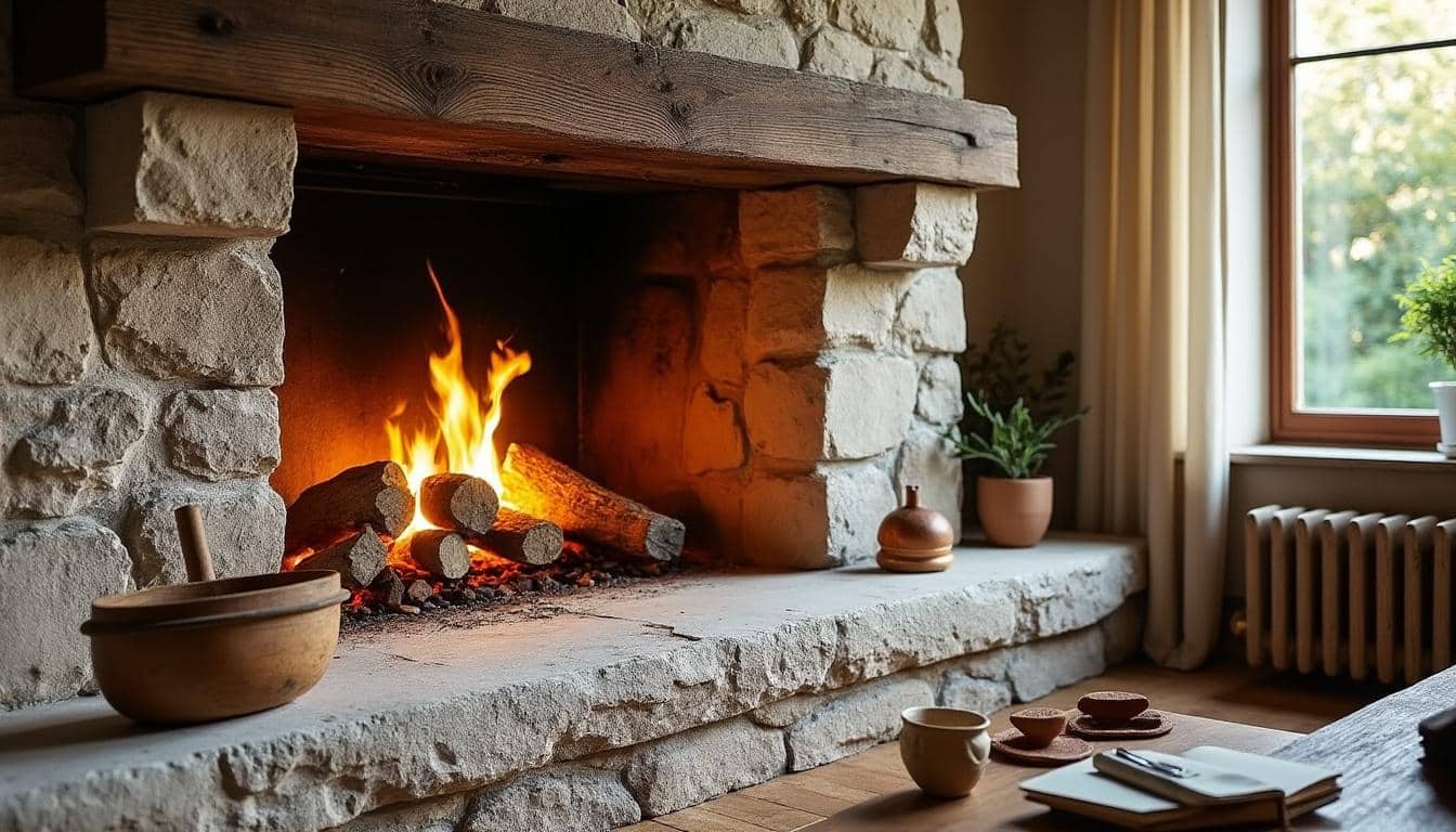Illustration: Comprendre la cheminée en pierre : caractéristiques, styles et matériaux