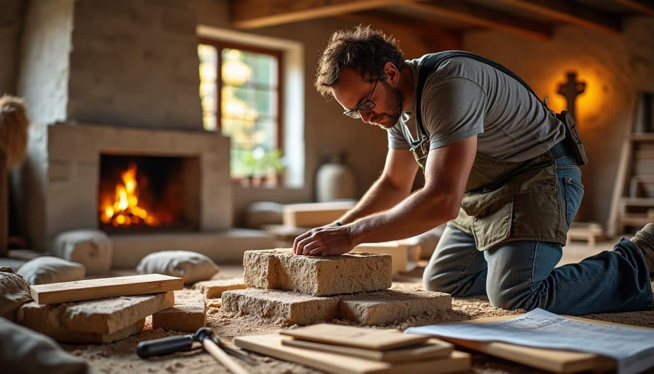 Illustration: Fabriquer, installer et entretenir une cheminée en pierre : guide pratique et conseils d’experts