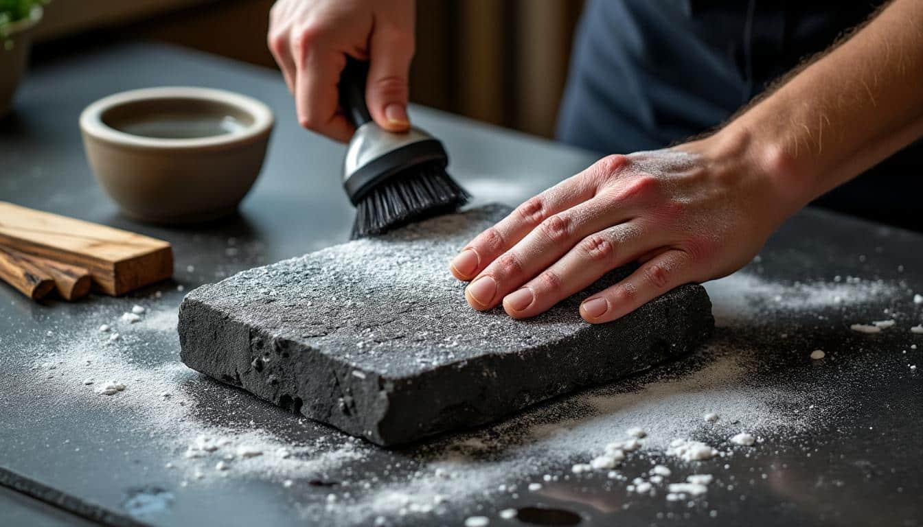 Comment nettoyer la pierre de cheminée noircie efficacement