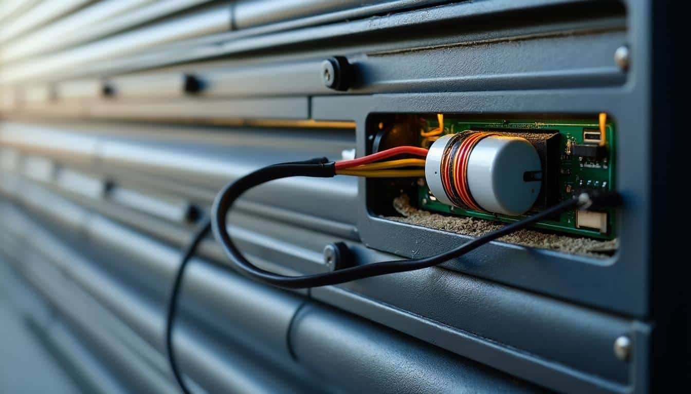 Illustration: Comprendre le fonctionnement du condensateur dans un volet roulant Bubendorff
