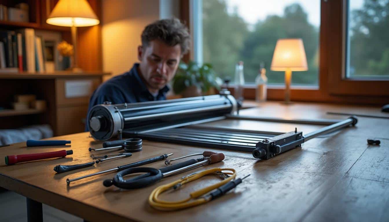 Illustration: Identifier les signes d’un condensateur défectueux sur un volet roulant Bubendorff