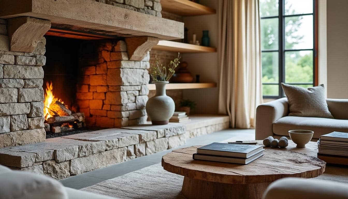 Illustration: Définition et atouts de la décoration de cheminée en pierre