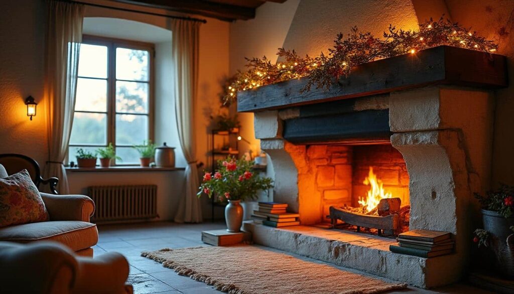 Décoration de cheminée en pierre : styles, conseils et inspirations