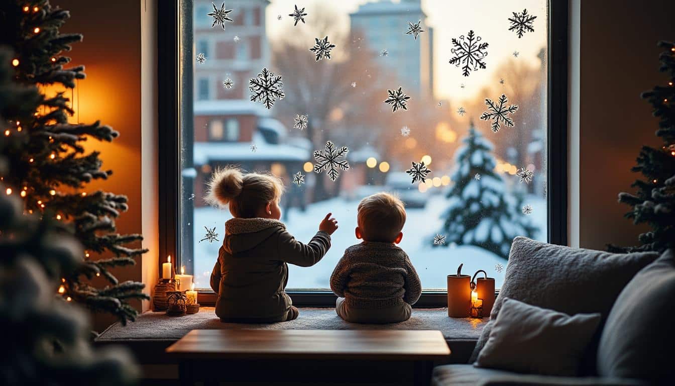 Illustration: Définition et intérêt du dessin de fenêtre de Noël