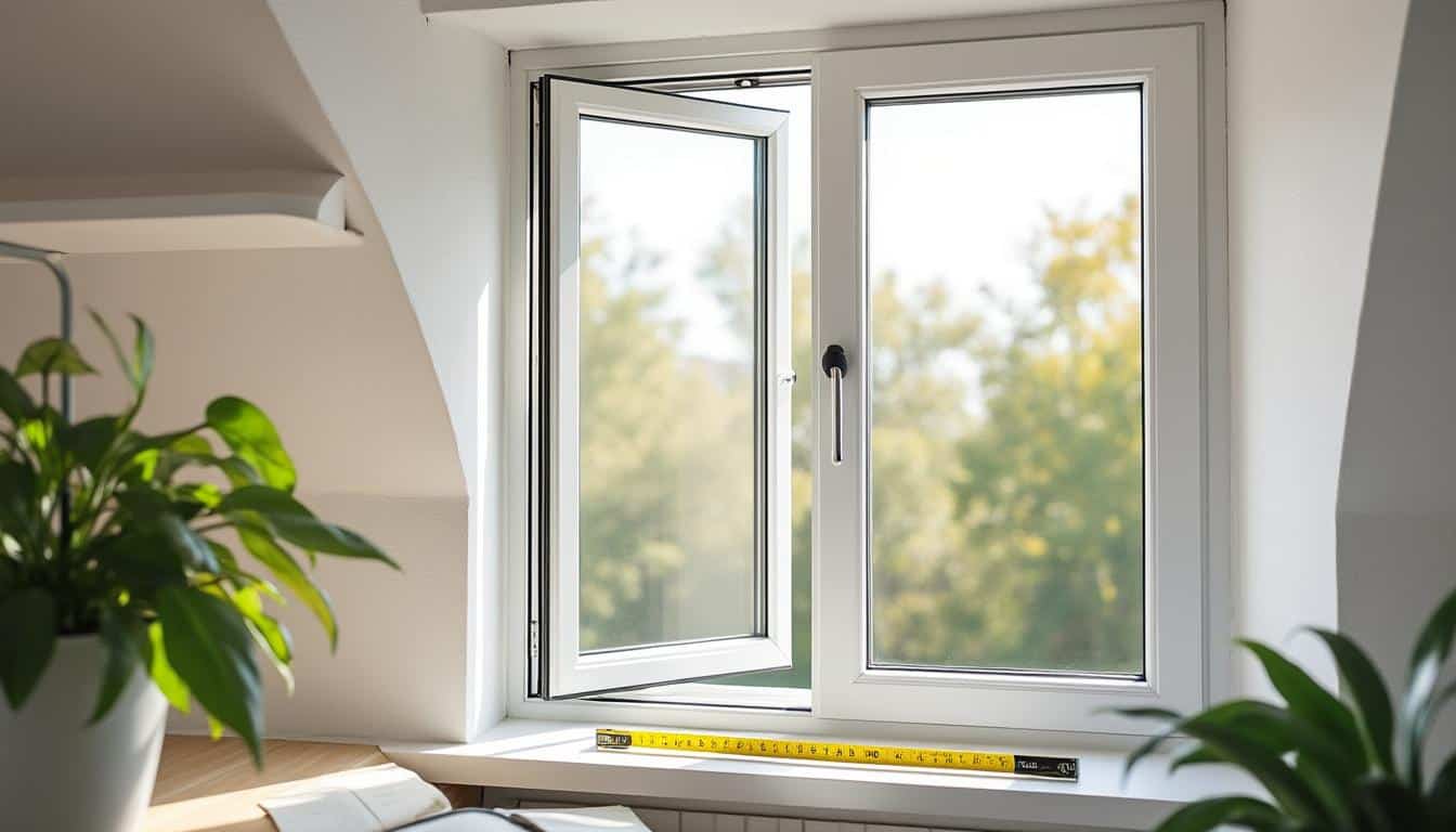 Illustration: Définition d’une fenêtre standard et de ses dimensions