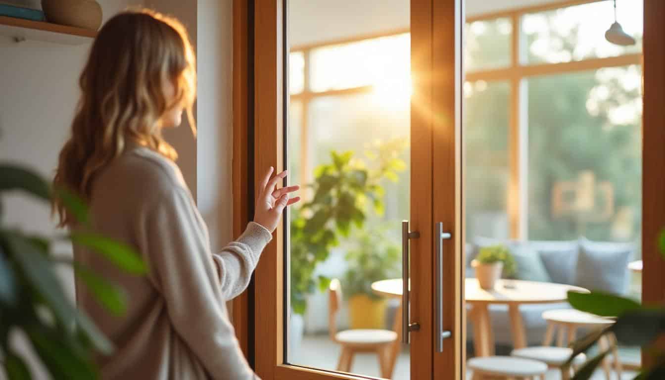 Illustration: Définition et usages de la fermeture de porte coulissante