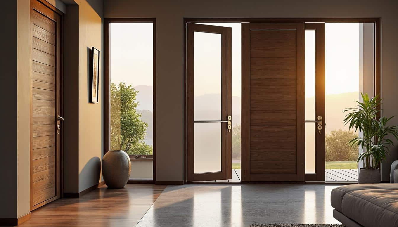 Illustration: Les types de systèmes de fermeture pour porte coulissante