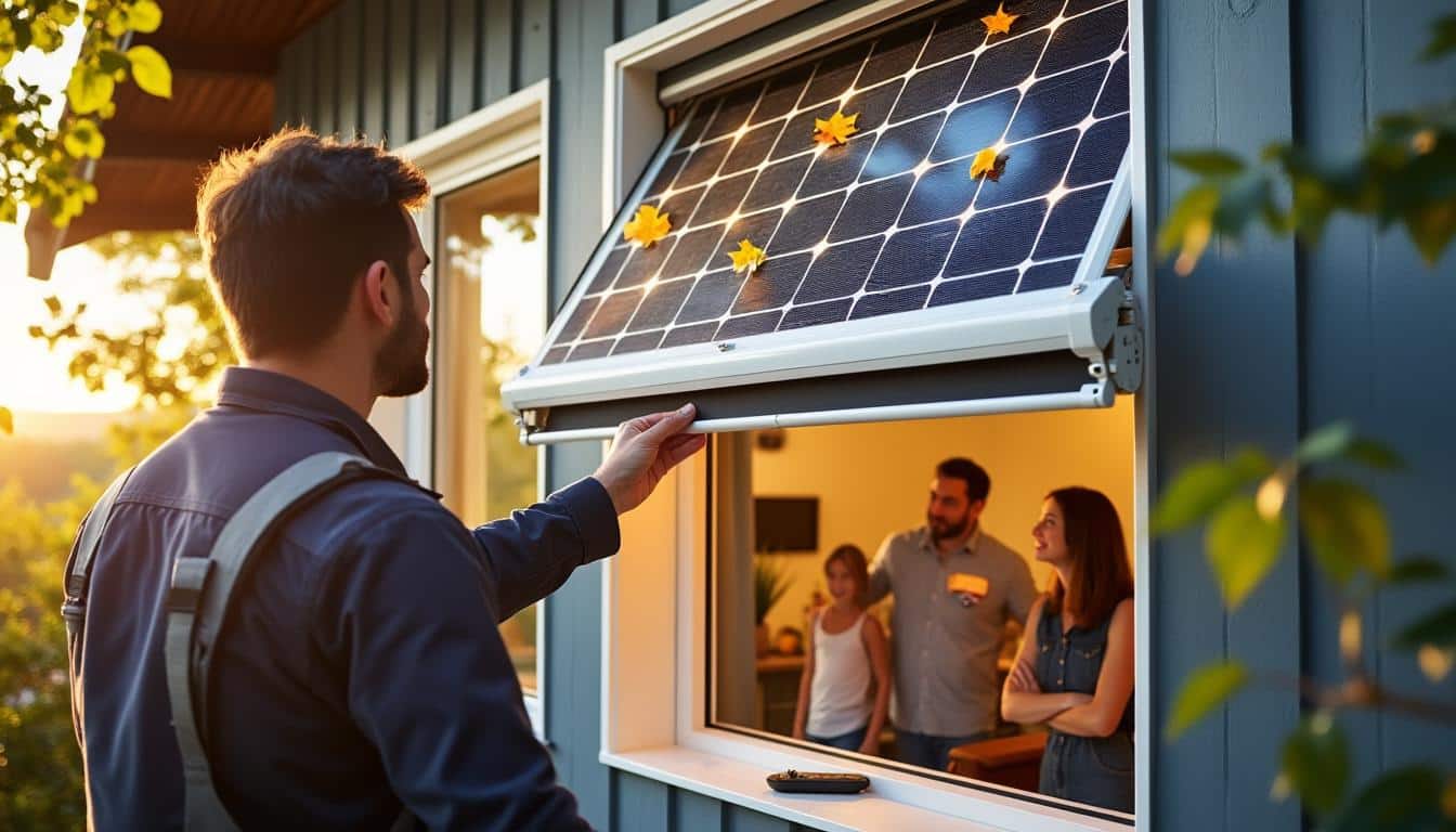 Illustration: Définition et fonctionnement du volet roulant solaire