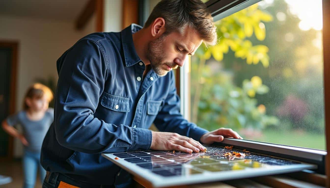 Illustration: Panorama des inconvénients du volet roulant solaire