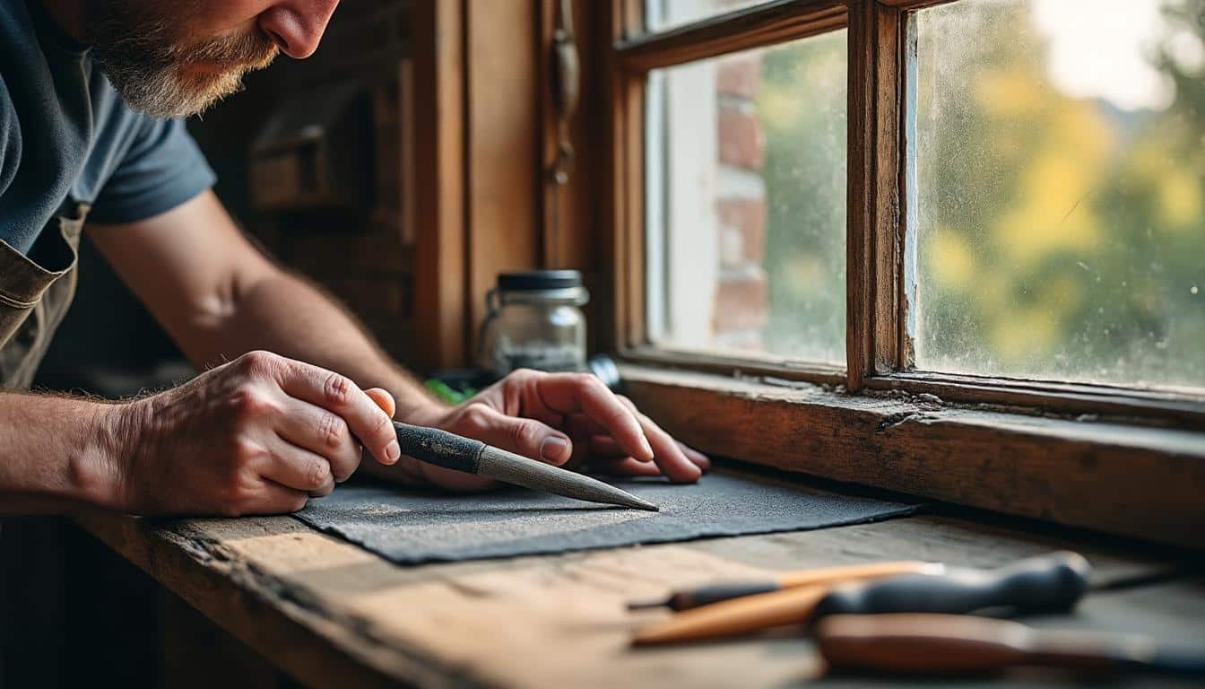 Illustration: Définition et rôle du joint pour fenêtre en bois