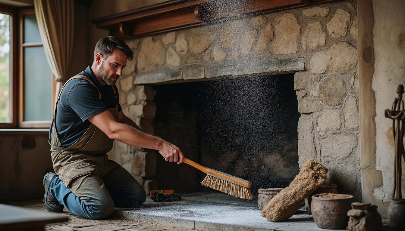 Illustration: Pourquoi le nettoyage de la pierre de cheminée est essentiel ?