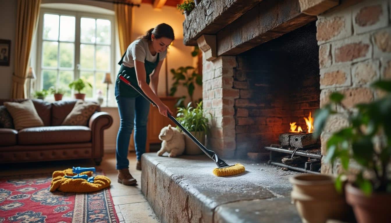 Illustration: Pourquoi nettoyer une cheminée en pierre est essentiel pour votre maison