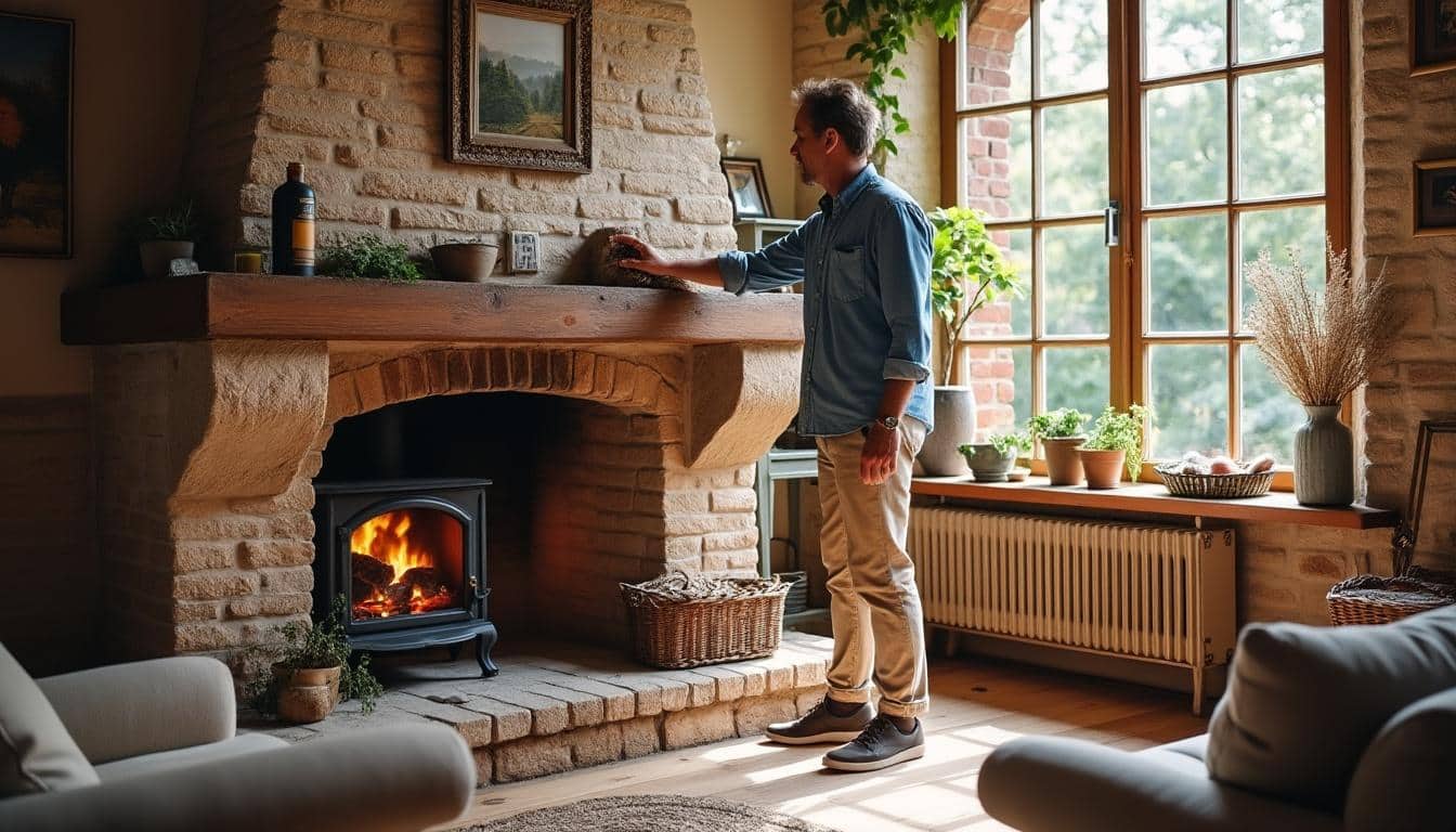 Illustration: À quelle fréquence nettoyer une cheminée en pierre et quel moment privilégier ?