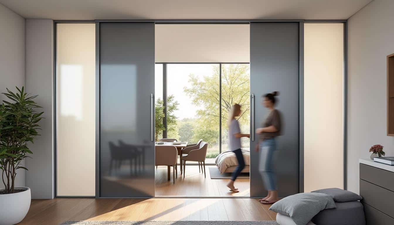 Illustration: Avantages et inconvénients de la porte coulissante à galandage