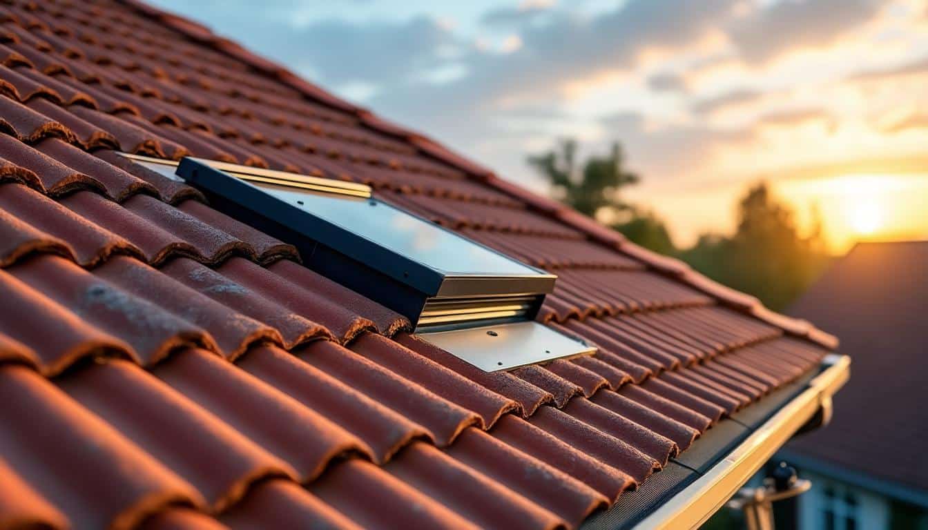 Illustration: Définition et utilité de la sortie de VMC en toiture tuile