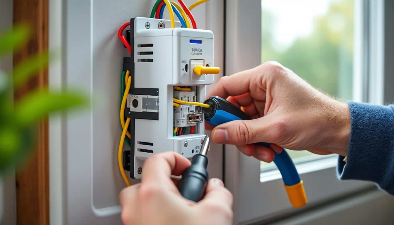 Illustration: Comprendre le rôle du disjoncteur pour volet roulant dans le circuit électrique