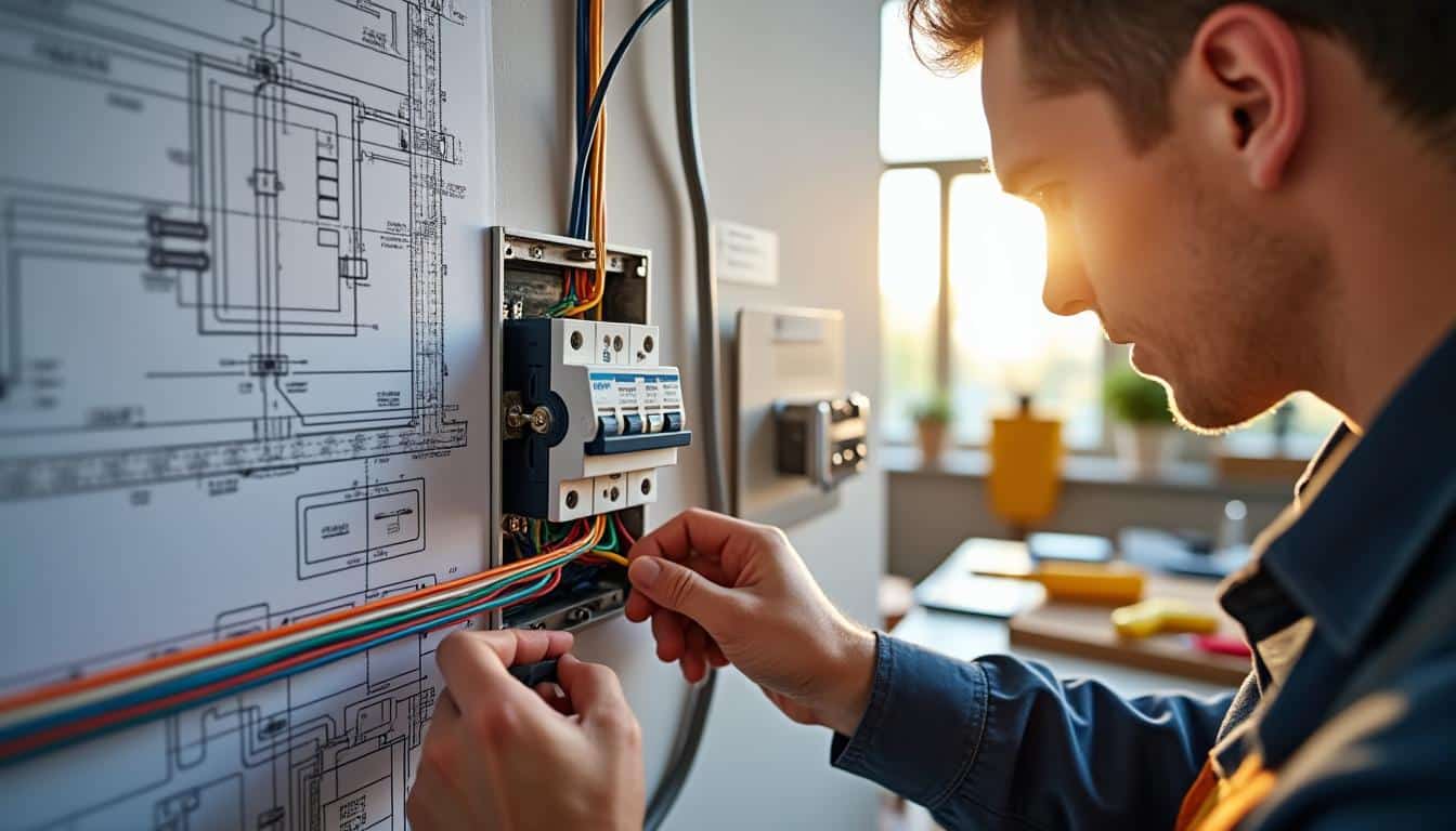 Illustration: Les normes électriques et le choix du calibre du disjoncteur pour volet roulant