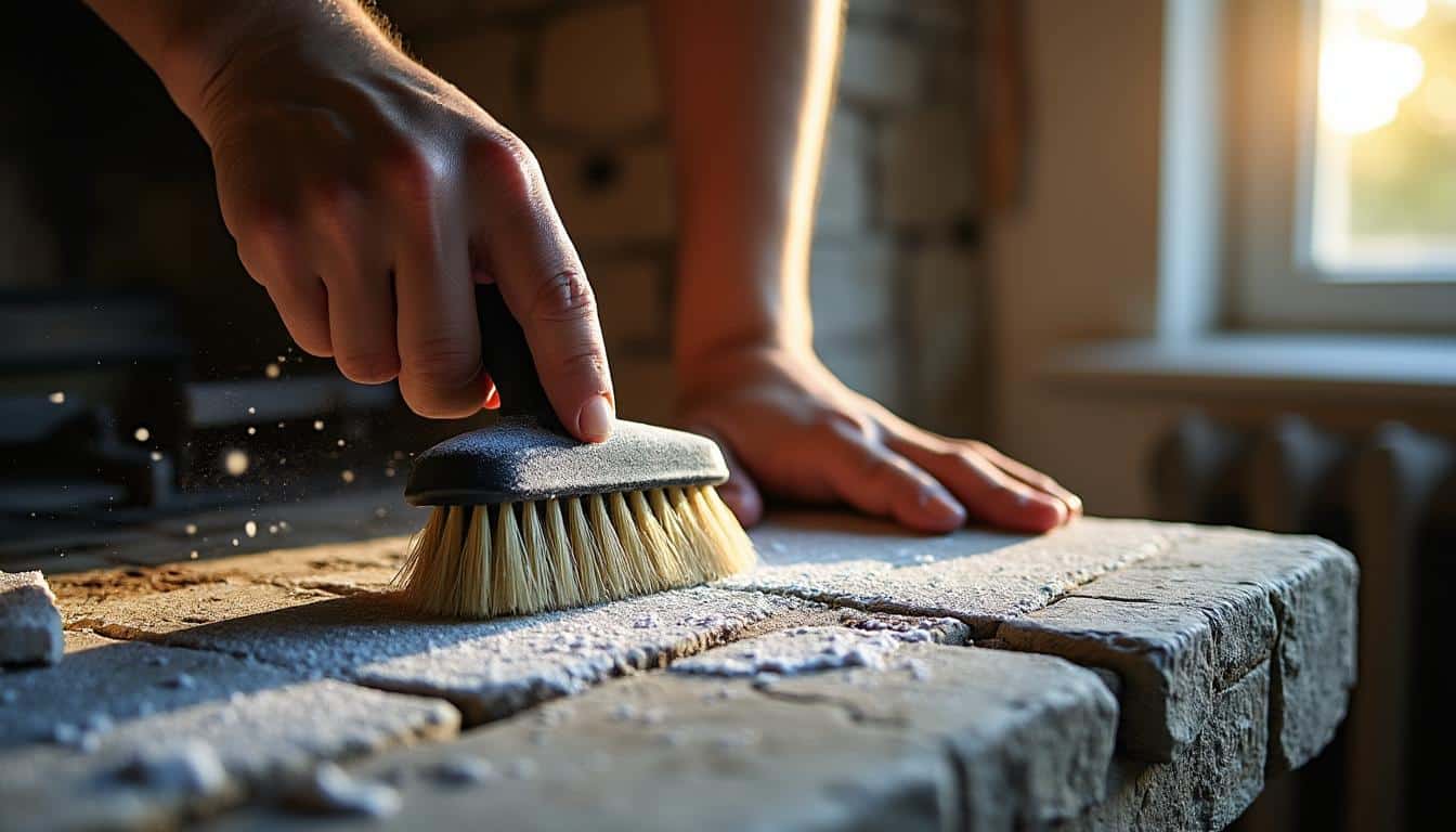 Nettoyer la pierre de cheminée : guide complet pour un entretien efficace