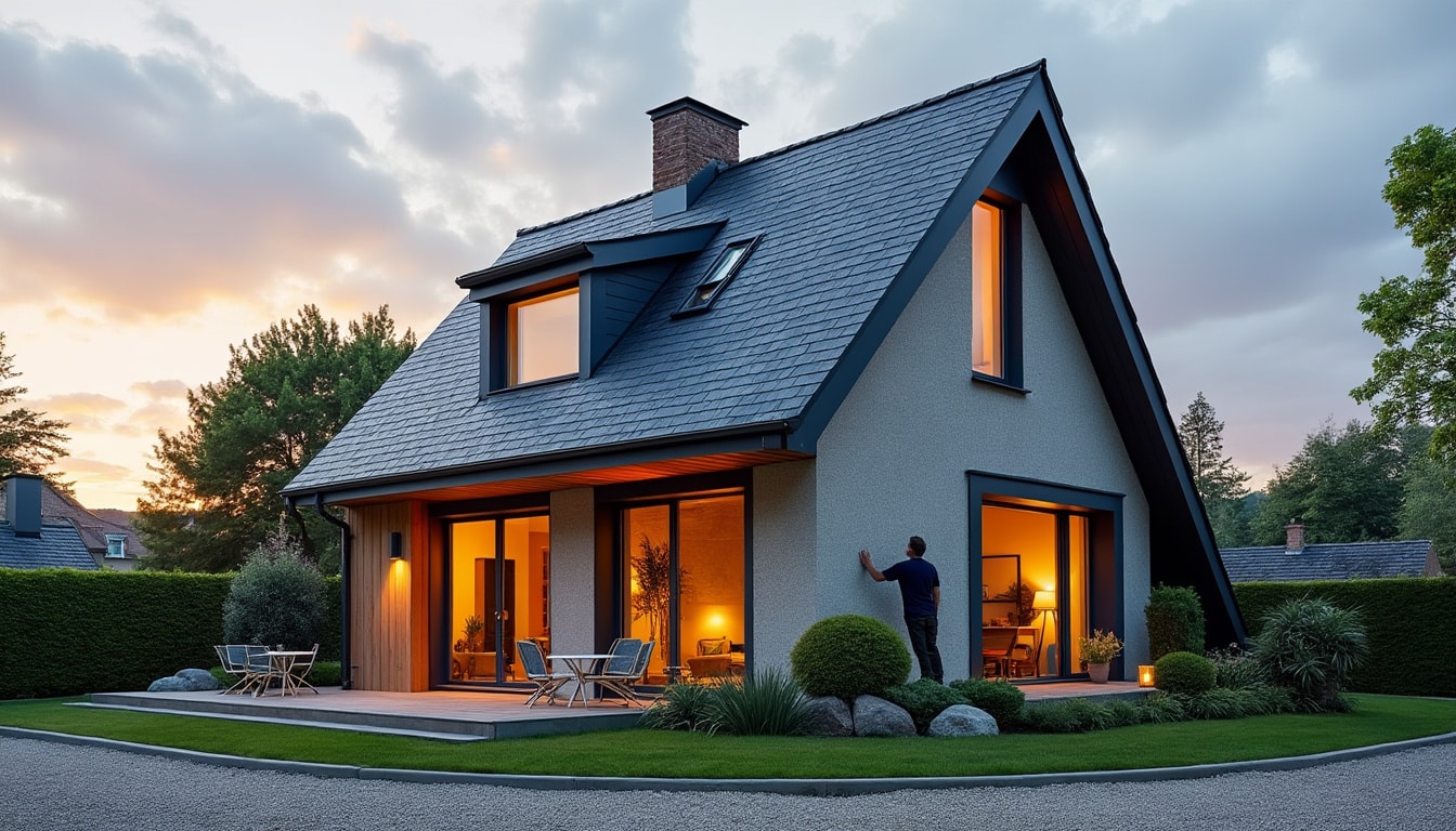 Illustration: Avantages, contraintes et normes de la toiture monopente en tuiles