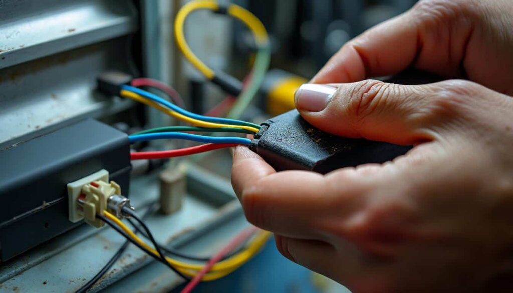 Moteur de volet : câblage inverse vérification et correction simple