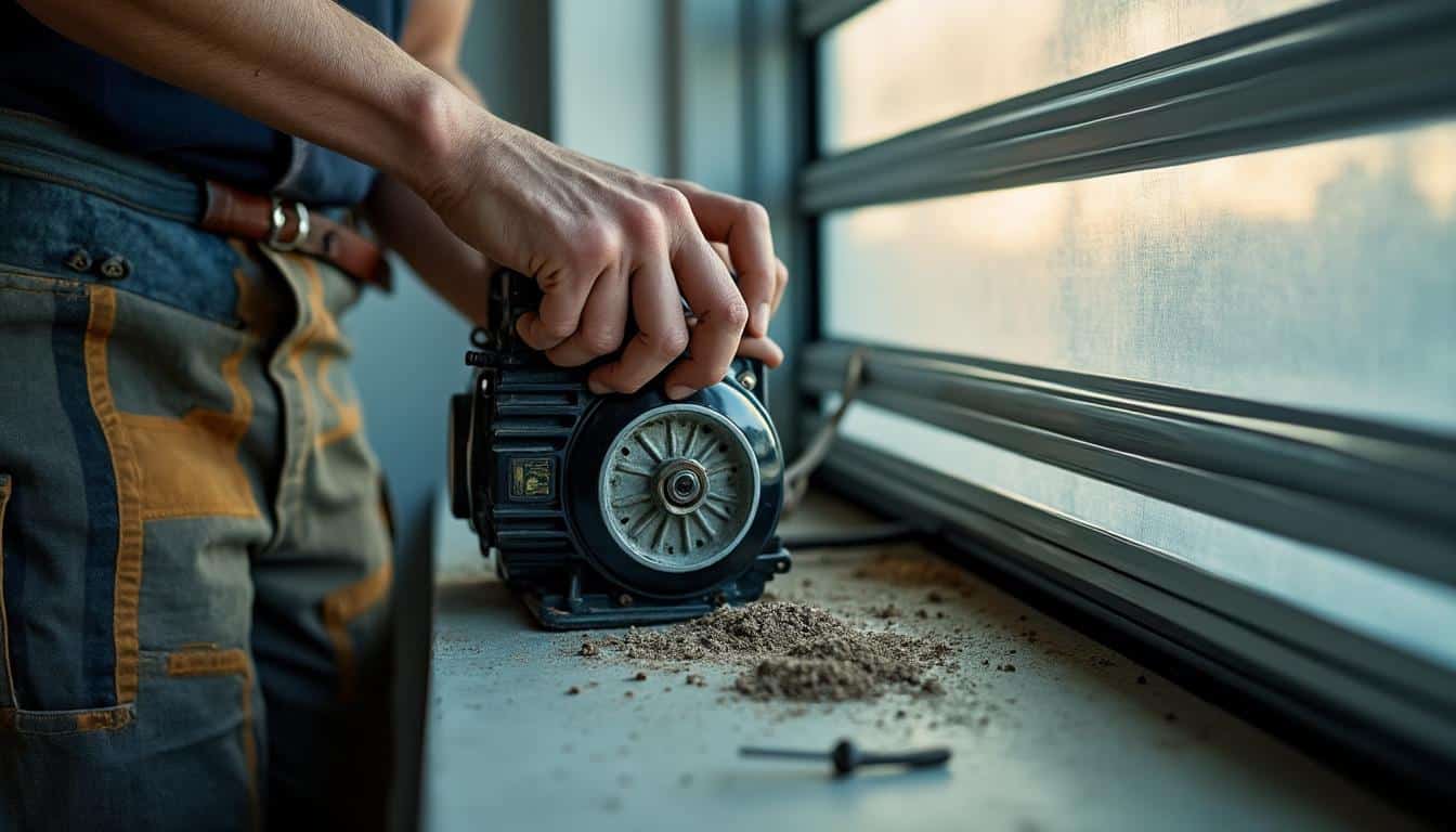 Moteur de volet : débrayage manuel méthode simple et efficace