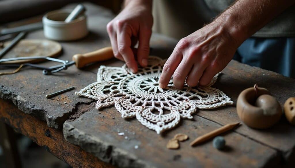 Rénover une ancienne toiture de maison avec des crochets pour ardoise