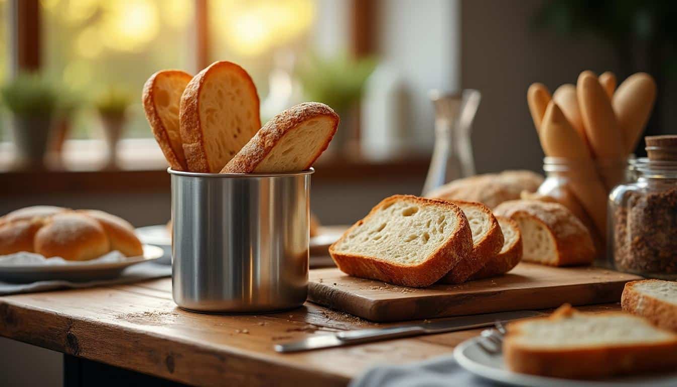 Avantages d'un porte pain en métal au style moderne