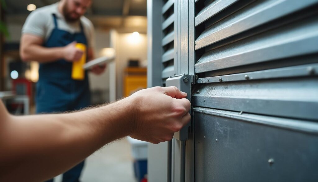 Volet électrique : grincement à l’ouverture et lubrification efficace