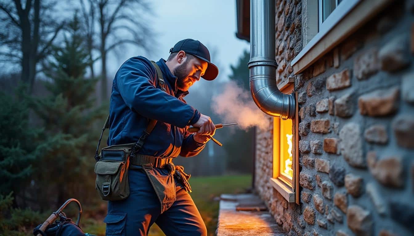 Illustration: Comprendre le rôle et la spécificité du conduit de cheminée installé à l’extérieur