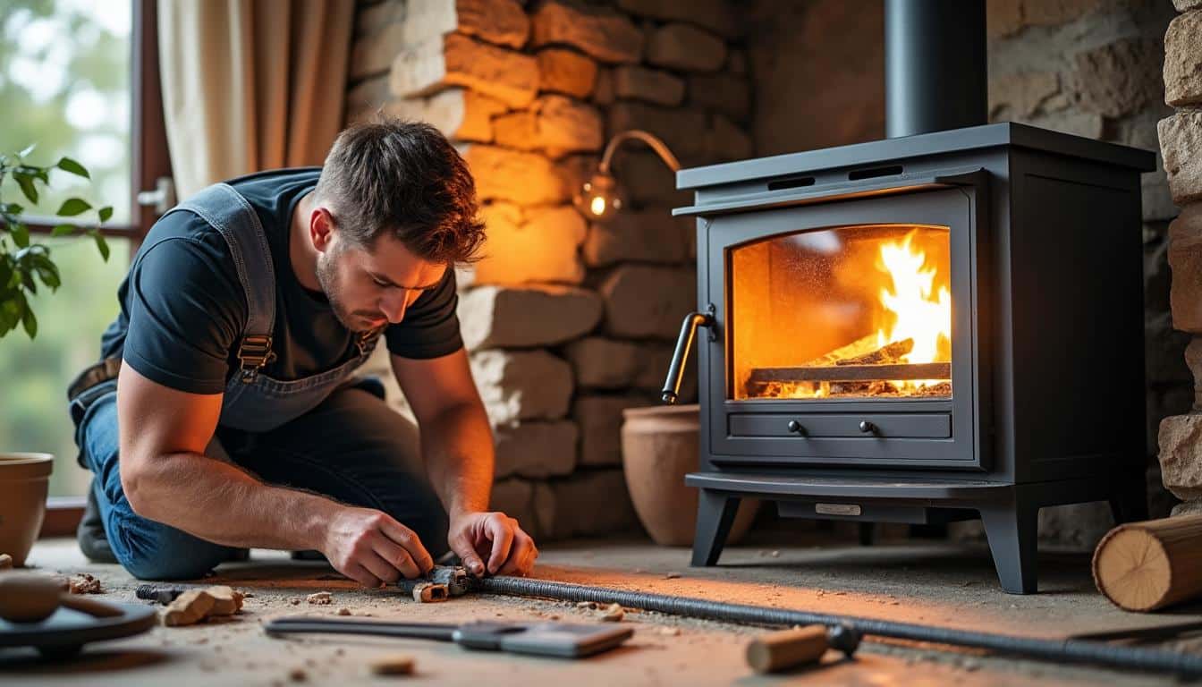 Illustration: Comprendre le rôle essentiel du conduit de cheminée dans un poêle à bois