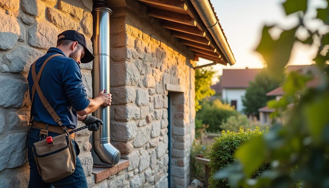 Illustration: Comprendre le rôle et l’intérêt d’un conduit de cheminée en extérieur