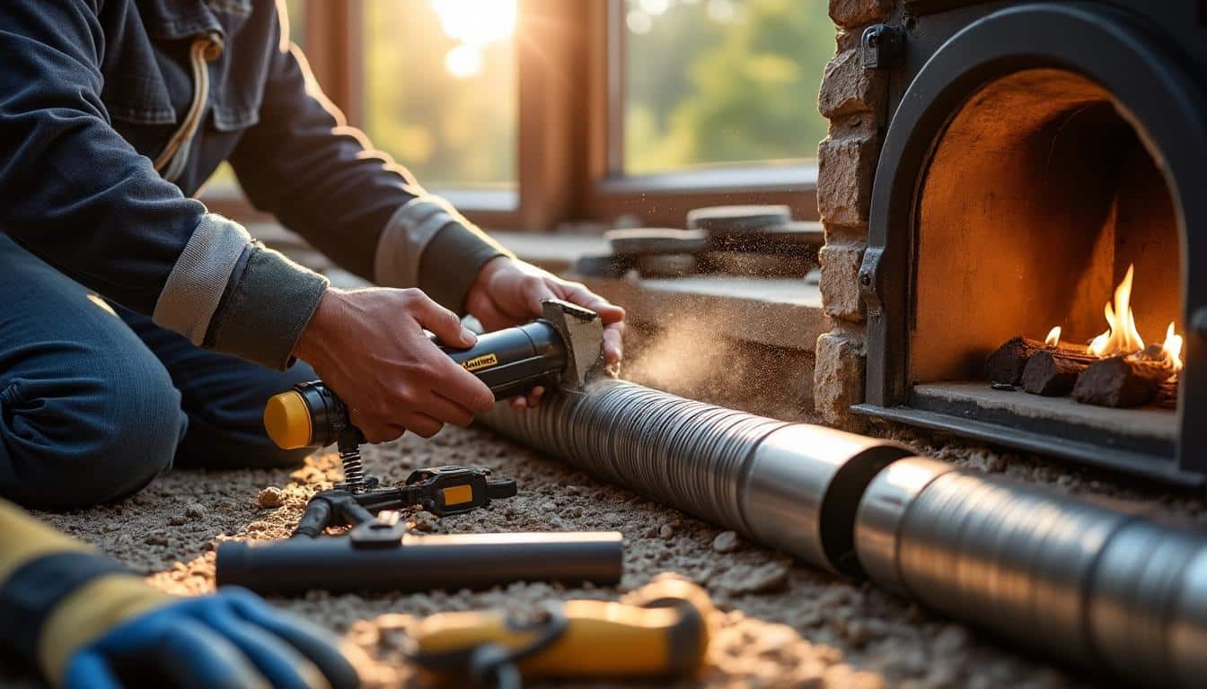 Illustration: Pourquoi la gaine est indispensable pour un conduit de cheminée efficace