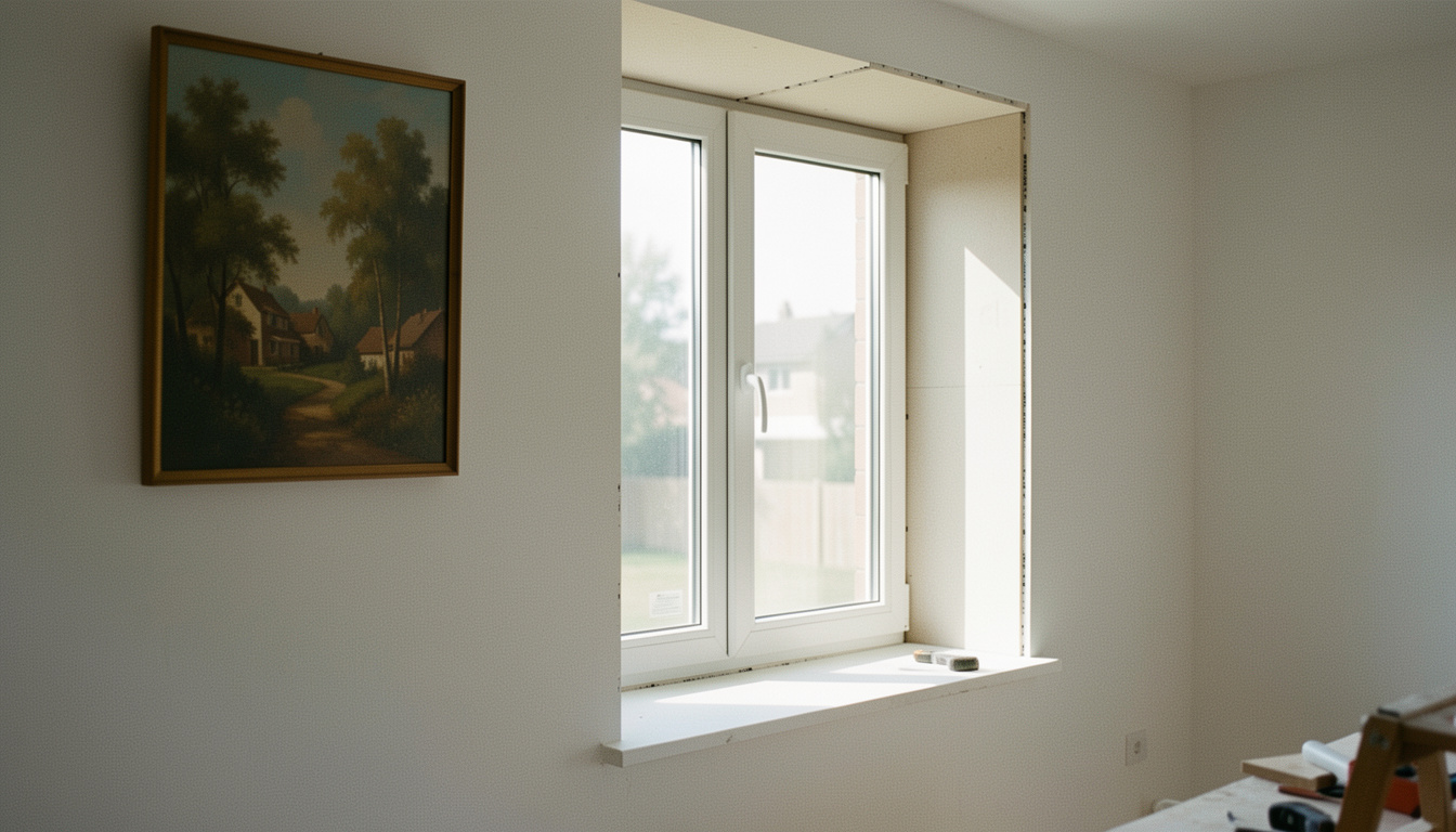 Embrasure de fenêtre : rôle, formes, pose et isolation