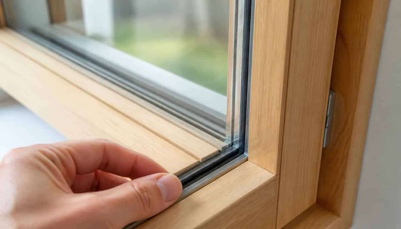 Joint de fenêtre en bois double vitrage : bien le choisir