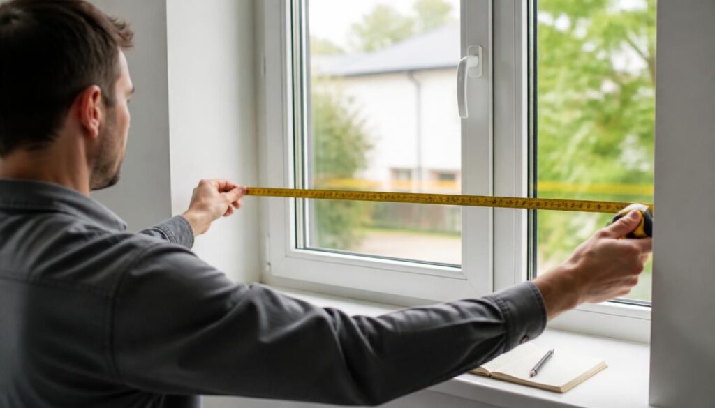 Taille standard d’une fenêtre et prise de mesures